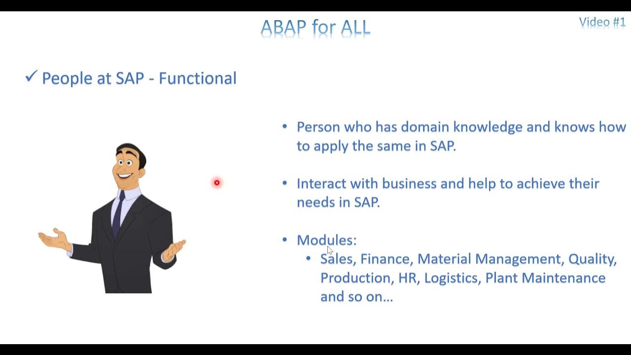 Video 1: ABAP - Introduction to ABAP - YouTube
