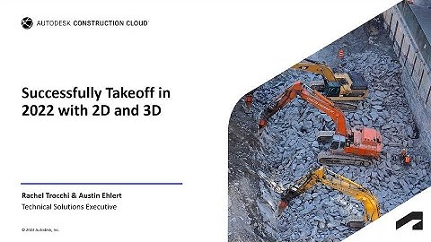 Construction Cost Estimation with Autodesk Takeoff in 2D & 3D