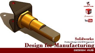 Product Modeling using DFM approach | Solidworks |