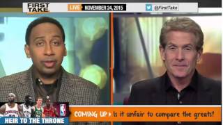 Who Is Leading the MVP Race: Cam Newton or Tom Brady?  -  ESPN First Take