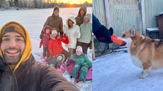картинка: Один Выходной за все праздники 😁 Как начался наш 2024 год! ☃️VLOG