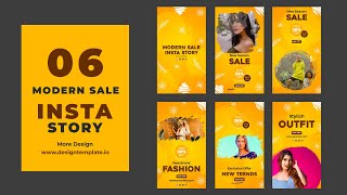 Modern Sale Instagram Story After Effects Template | Ideal for Fashion, Product Promo