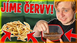 OCHUTNÁVKA ČERVŮ!!! SNÍME JE ŽIVÉ?!? | Morry&@Cuky2222&@misshell7202