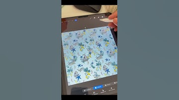 A New Seamless Pattern Design #shorts #viralvideo #procreate #pattern #viralshorts