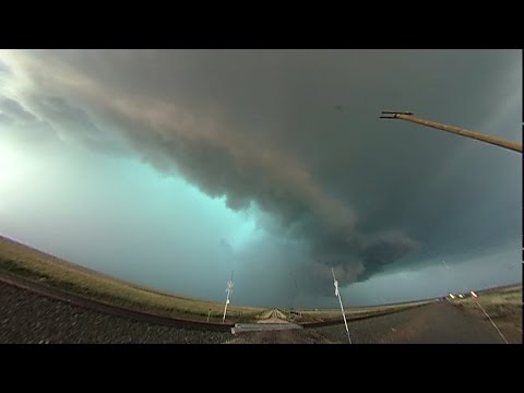 Chasing in 360° - HP Tornadic Supercell near Stratford, TX - May 16 ...