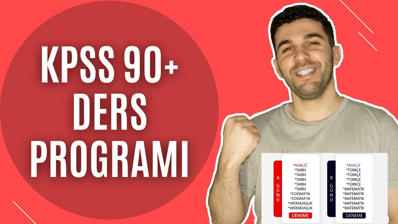 2 AY KALA 90+ PUAN ALDIRAN DERS PROGRAMI! #KPSS #KPSS2022 #2022KPSS #KPSSMOTİVASYON