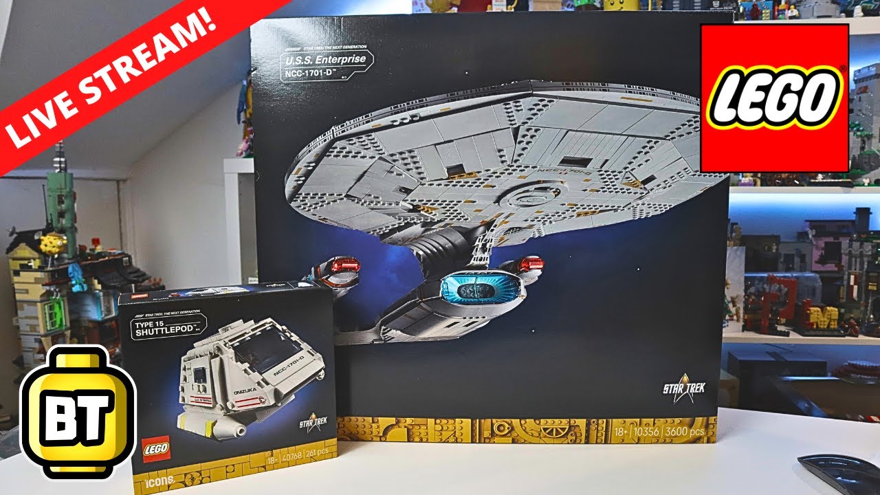 LEGO Star Trek USS Enterprise build LIVE! Part 2