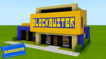 Minecraft Tutorial: How To Make A Blockbuster Video Store (2019 City Tutorial)