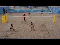 Morocco v Namibia 5th place match All Africa Games beach VB