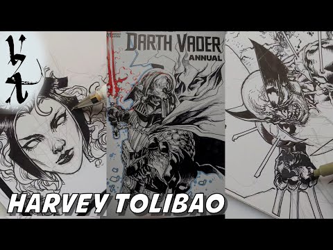 Harvey Tolibao | Storm Thor Wolverine Spawn Venom Psylocke Batman Who Laughs Darth Vader