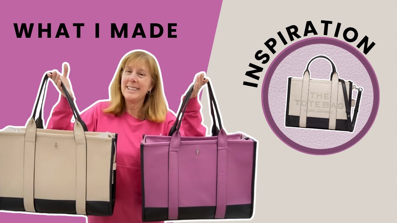 FREE PATTERN - Marc Jacobs Tote Bag Dupe || The Alexis Sewing Tutorial 