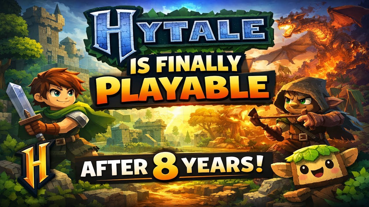 Minecraft 2.0 Is Finally Here — Hytale Released TODAY