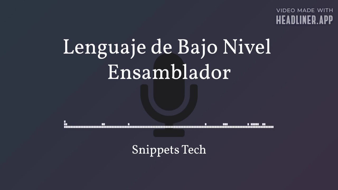 Lenguaje de Bajo Nivel Ensamblador YouTube Lenguaje de Bajo Nivel Ensamblador YouTube