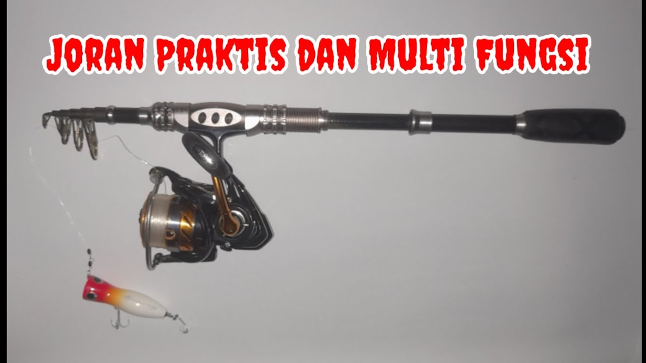 TELESCOPIC SPINNING ROD | JORAN PRAKTIS DAN MULTI FUNGSI | JORAN ANTENA