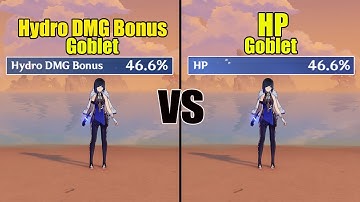 Yelan BEST Build?? - Hydro DMG Goblet VS HP Goblet // Genshin impact