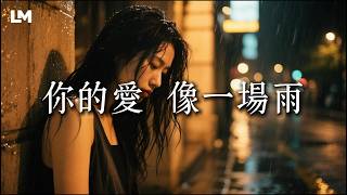 我真的快碎了💔 《你的愛像一場雨》痛徹心扉 #動態歌詞 #深夜歌单 #2026最新虐心心碎情歌