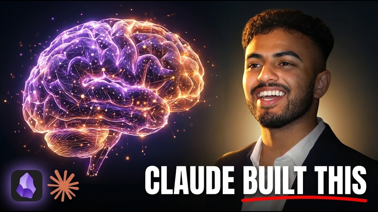 I Built a Second Brain with Claude Code + Obsidian - YouTube