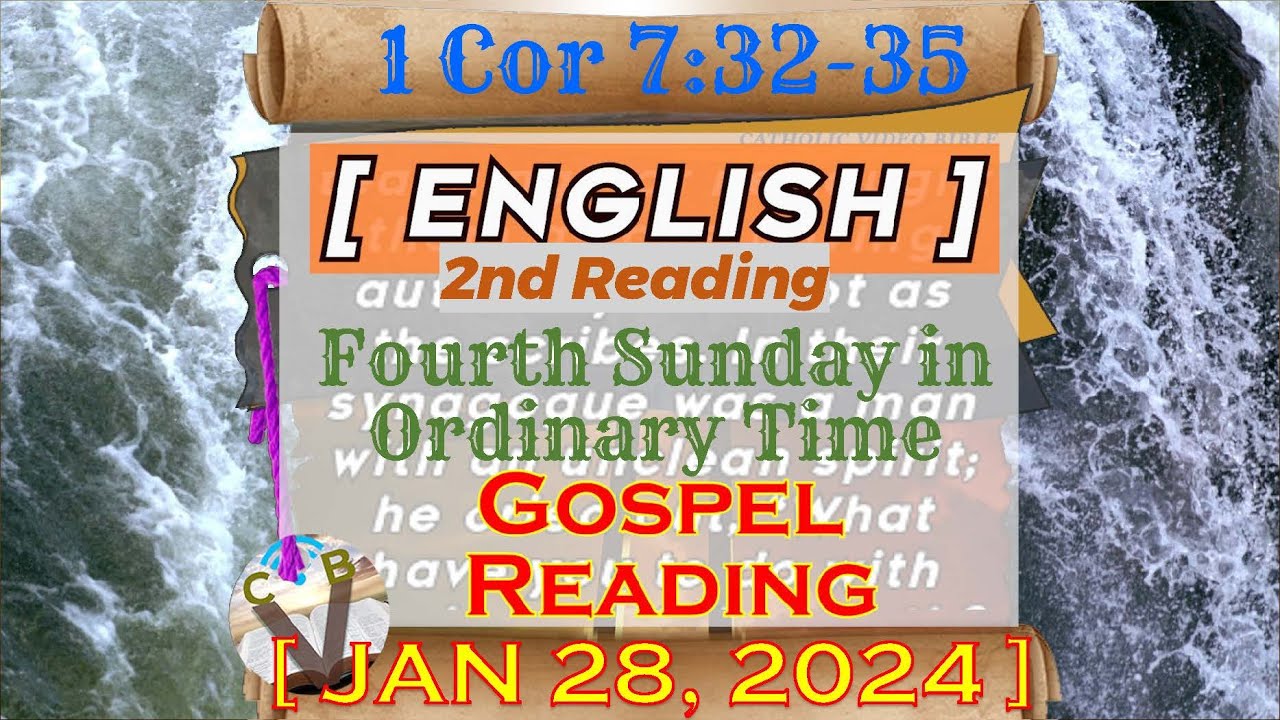 Sunday Gospel Reading 2ND READING ENGLISH Ll SUNDAY 01 28 24 1 Cor sunday-gospel-reading-2nd-reading-english-ll-sunday-01-28-24-1-cor