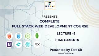 Complete Full Stack Web Development Course | Lecture 5 | HTML Elements Explained in Odia |  2026