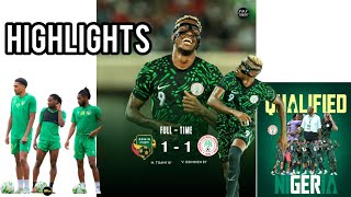 BEN 1-1 NGA Full Highlights: Super Eagles Qualified To AFCON 2025 In Morocco