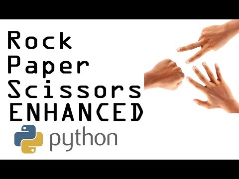 Python Rock Paper Scissors Game in Python: #2 - Enhanced Coding