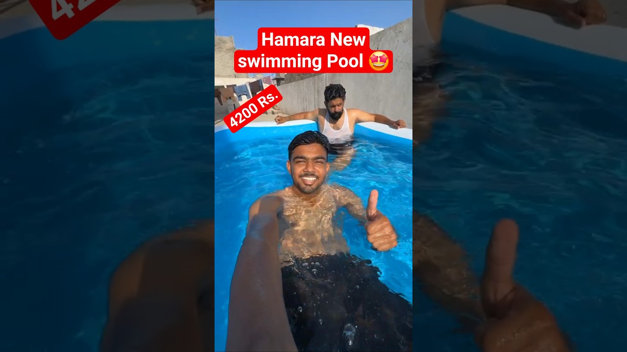 Naya Swimming Pool Mnga Liya Part-2  #festivewithshorts #dailyminivlog  #shorts #diwali #minivlog
