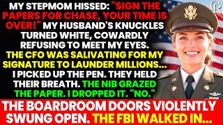 My Stepmom Hissed: "Sign the Papers, Your Time Is Over!"—Until the Boardroom Doors Swung Open... screenshot 2