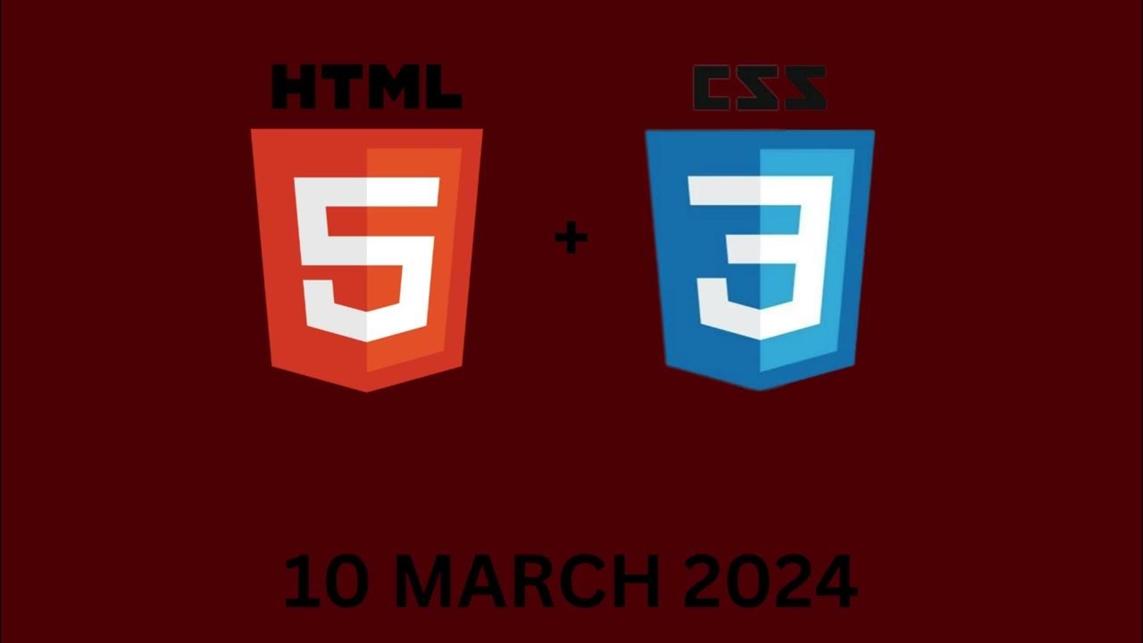 HTML + CSS Announcement - YouTube