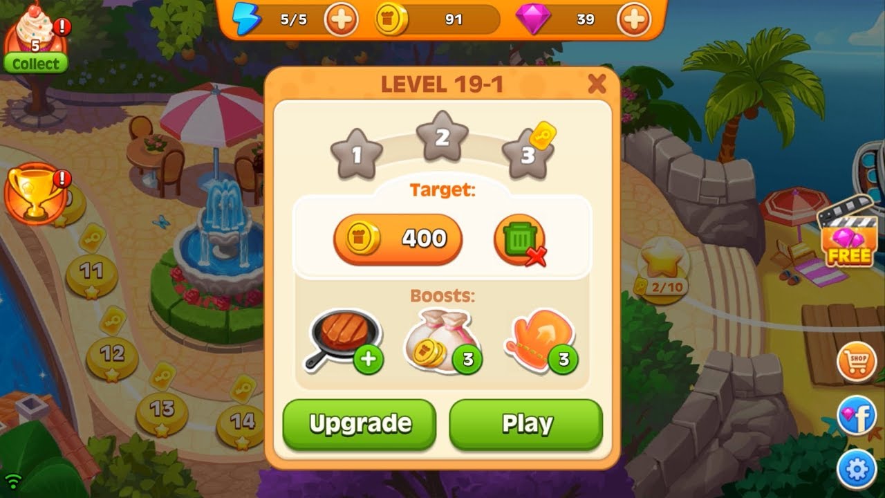get key level 39 cooking madness