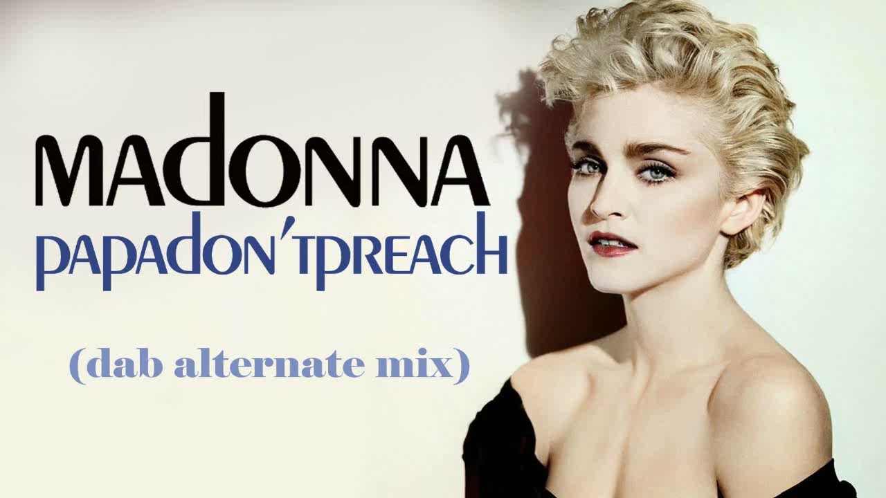 【PROMO】Madonna Papa Don't Preach 7inch Madonna Papa Don't Preach Japanese Promo 7