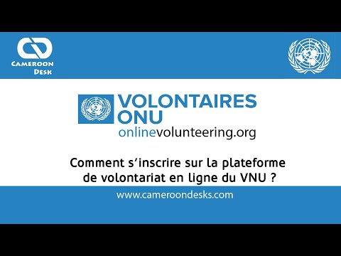 Comment s'inscrire sur la plateforme de volontariat en ligne du programme VNU ?