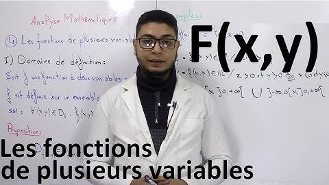 Les fonctions de plusieurs variables : Domaine de définition