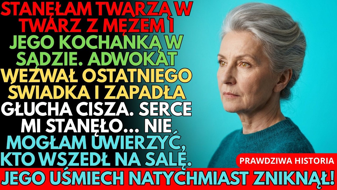 NIESPODZIEWANY ŚWIADEK W SĄDZIE ZSZOKOWAŁ MOJEGO MĘŻA I JEGO PRAWNIKA!
