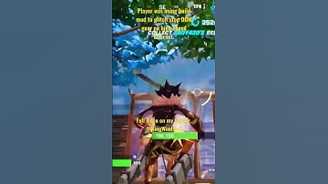 Caught modder modding on #fortnite #fortnitemega #youtubepartner #hacker #modder   #twittertrends