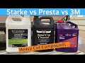 Starke vs Presta vs 3M Heavy Cut Compounds | Marine Product Review | Boat Detailing