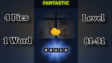 4 Pics 1 Word Level 81-90 #4Pics1Word #FunGame