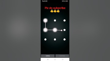 simple screen pattern lock #lockscreen #patternlock