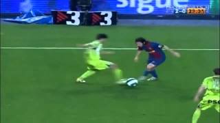 Leo Messi Maradona goal vs Getafe, just 19y old