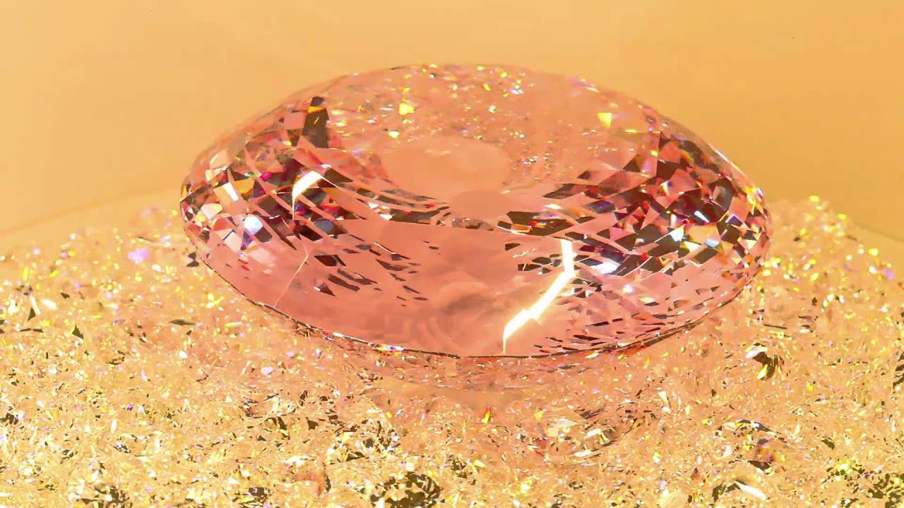 Many-Worlds Diamond, from elements formed in the explosion of a ...