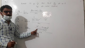 dy/dx by ab-initio method  or first principle method