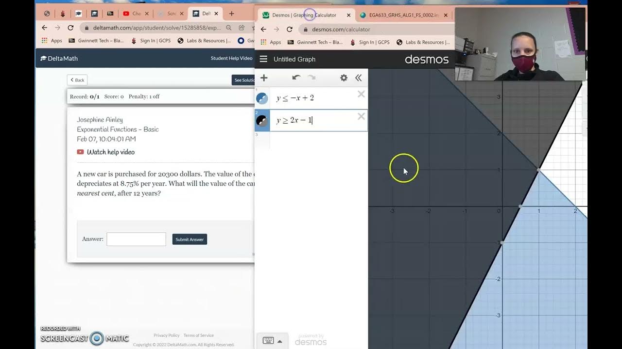 Desmos Study Guide Pt 2 (Write System of Equations from Context to Find
