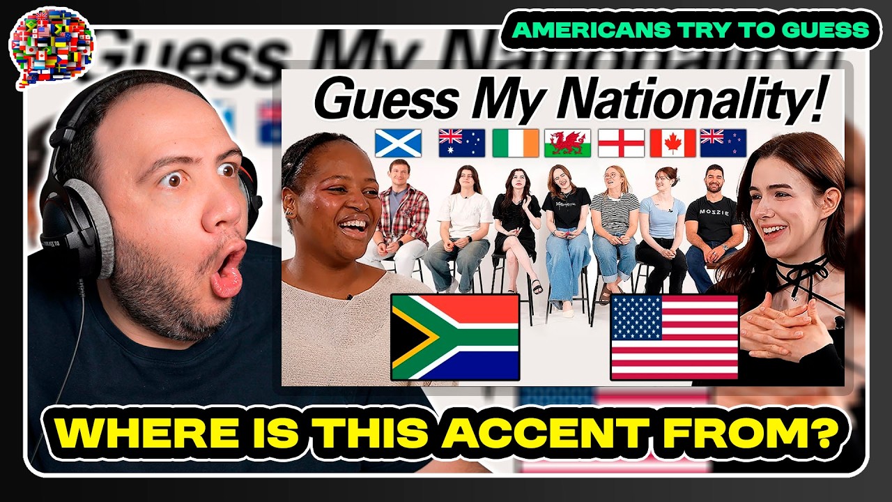 Can American Guess Their Nationality Just By Their Accent? l 9 English Speaking Countries! REACTION