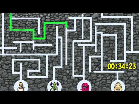 Slime maze - who will survive? ⏰ 1 minute timer