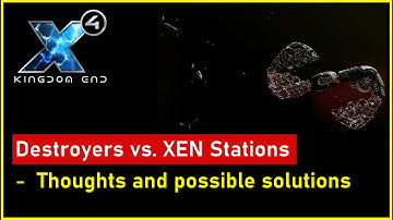 X4: Foundations // A look at the self-destructive behaviour of destroyers during station attacks