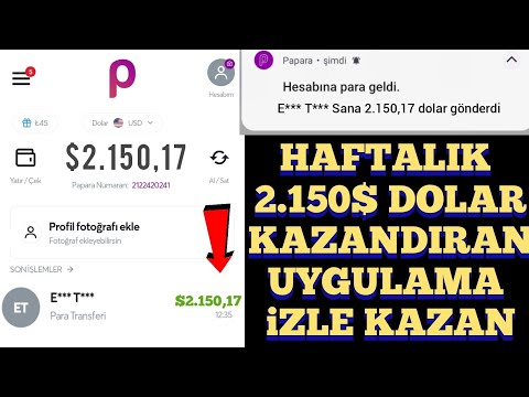 İNTERNETTEN GÜNLÜK 2500$ DOLAR KAZAN (ÖDEME KANITLI)  internetten para kazanma - dolar kazanma 2023