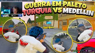 TURQUIA vs MEDELLIN - GUERRA 27x27 EM PALETO - VALENDO 5KK | HYPE RP | GTA RP |