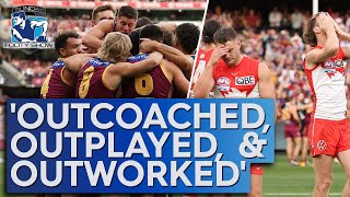 Thumbnail for The panel unpacks Brisbane's DEMOLITION of Sydney and what it means for Longmire - Sunday Footy Show