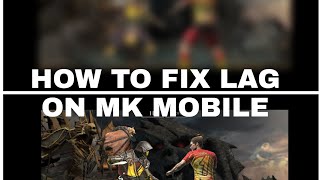 HOW TO FIX MORTAL KOMBAT MOBILE LAG MK MOBILE LAG (MUST WATCH) screenshot 3