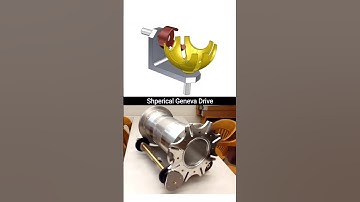 Spherical Geneva Drive #mechanism #geneva #engineering #cad #mechanical #3ddesign