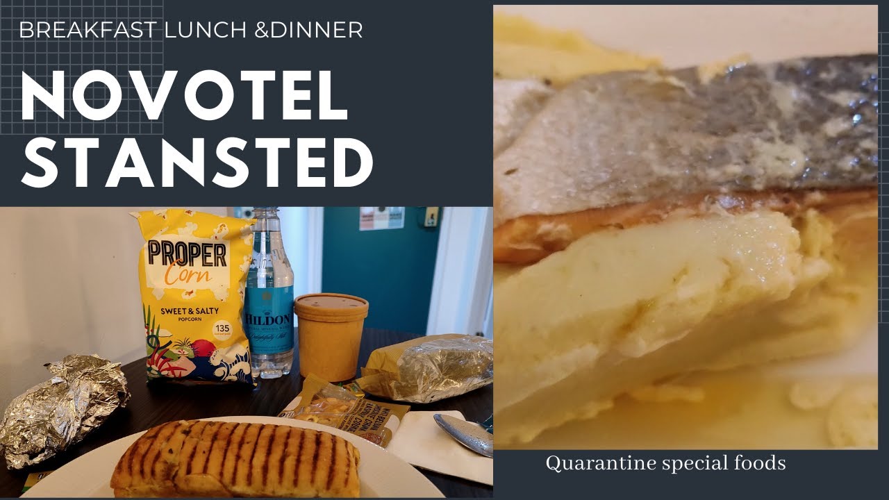 Quarantine Days foods breakfast lunch dinner |Hotel Novotel Stansted London |vlog5